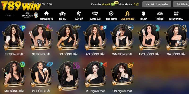 Casino OnLine 789Win - Sòng Bạc Trực Tuyến Hàng Đầu Châu Á Tham gia chơi Casino online tại nền tảng với 3 bước đơn giản