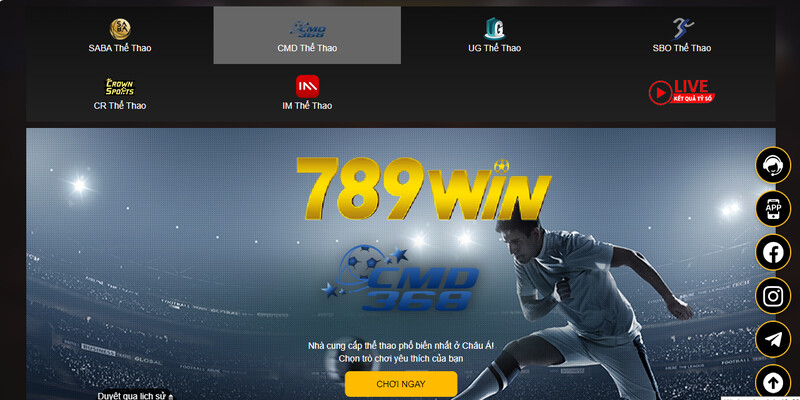 Thể Thao 789Win - Sảnh Cá Cược Bóng Đá Hàng Đầu Tìm hiểu về danh mục sản phẩm cá cược thể thao